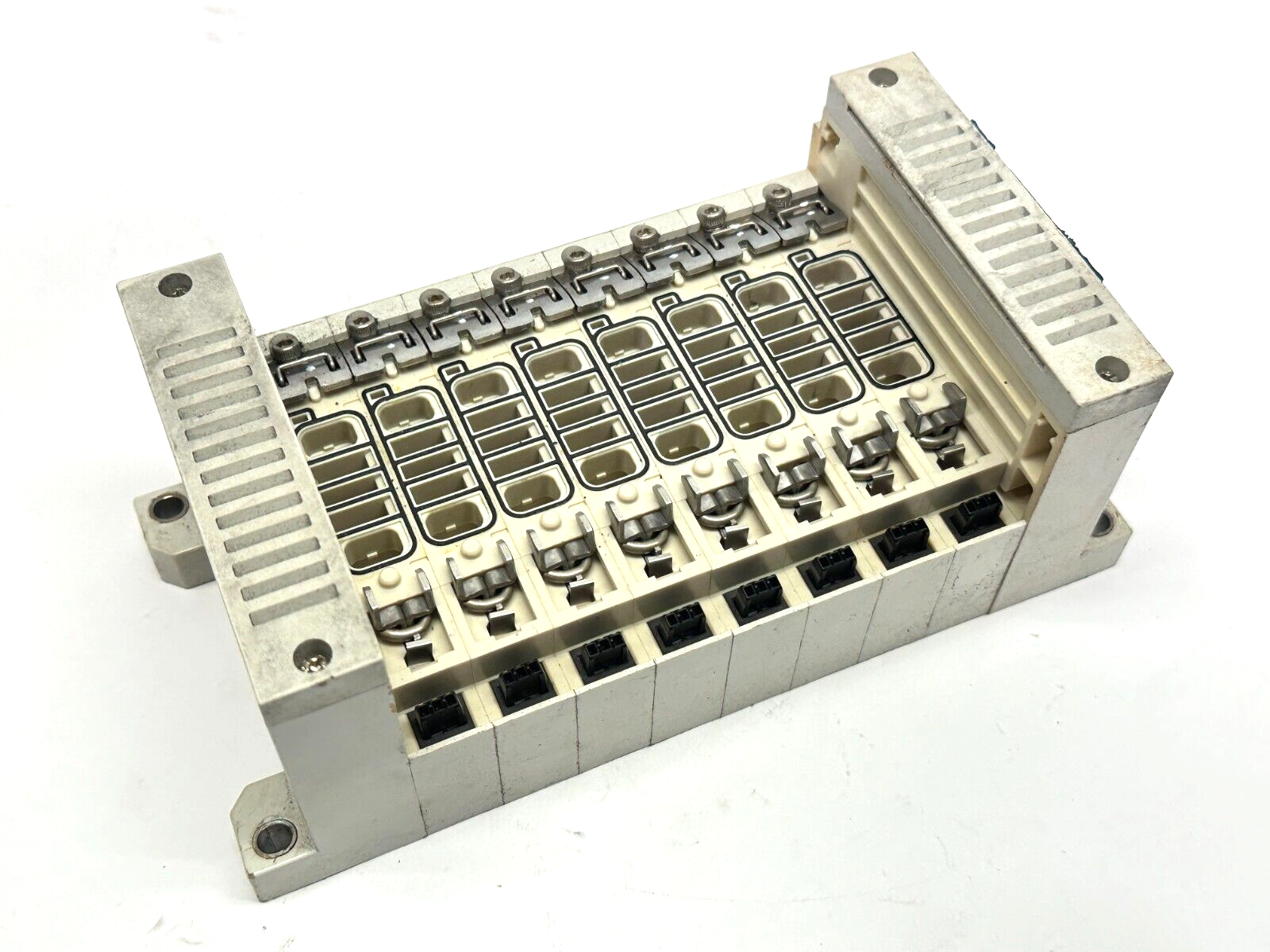 SMC VV5Q21-08N7FU0-S Pneumatic Plug In Base Manifold 8-Station D-Sub - Maverick Industrial Sales