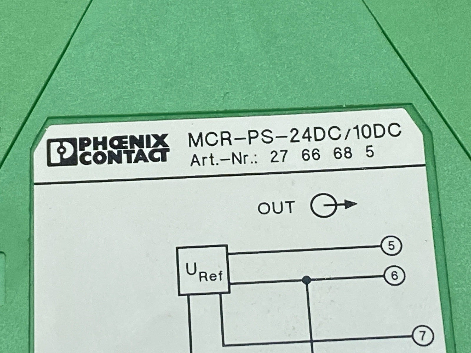 MCR-PS-24DC/10DC | Phoenix Contact Signal Conditioner 2766685 - Used - Maverick Industrial Sales
