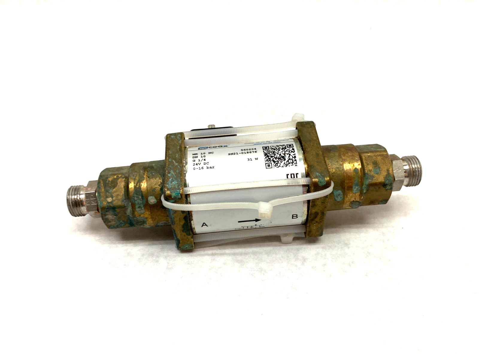 560204 | Coax Direct Acting Coaxial Valve 2/2-Way MISSING TIE RODS - Used - Maverick Industrial Sales