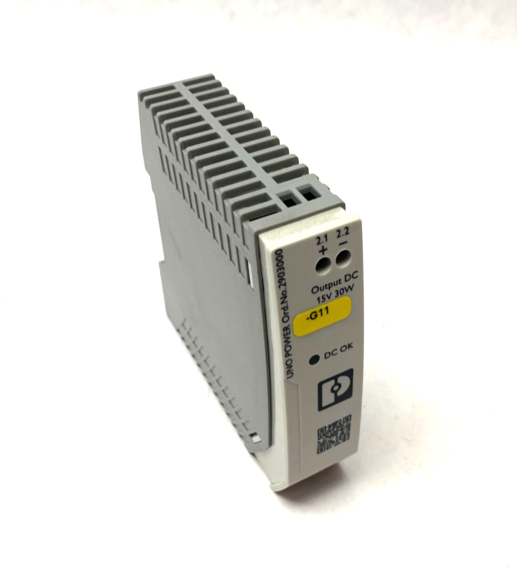 Phoenix Contact UNO-PS/1AC/15DC/30W Power Supply, Primary Switched 2903000 - Maverick Industrial Sales