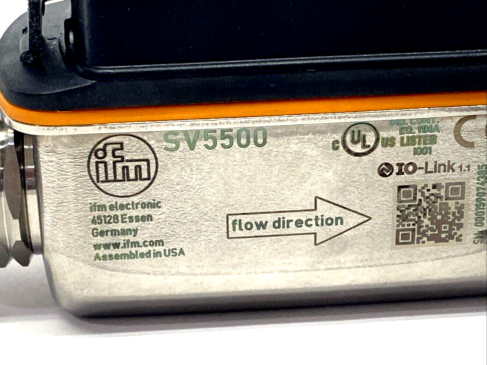 ifm SV5500 SV Vortex Flowmeter w/ Display SVK12XXXIRKG/US-100 - Maverick Industrial Sales