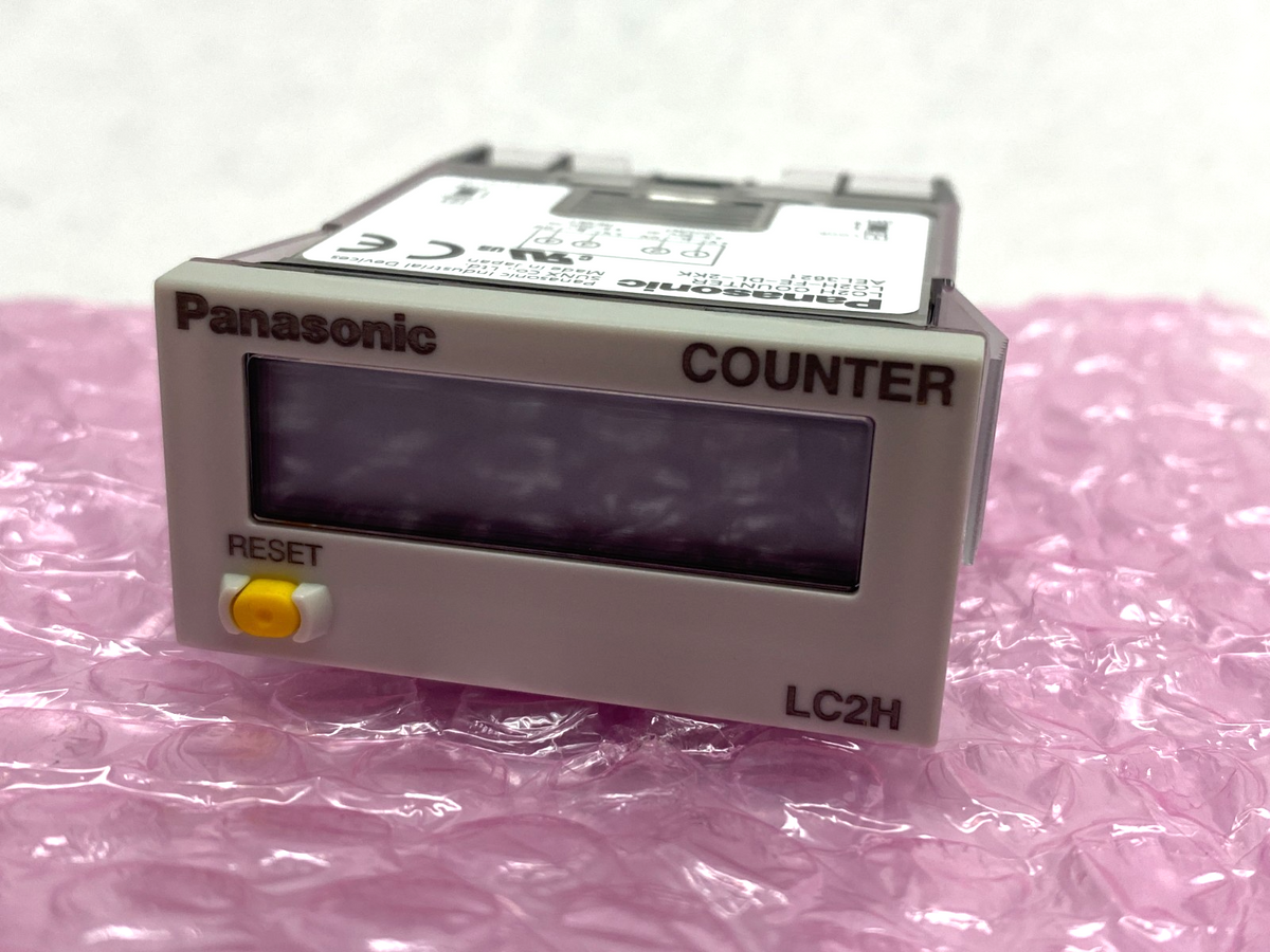 Panasonic LC2H-FE-DL-2KK LC2H LCD Electric Counter 8 Digit 2KHZ/30HZ DC4.5V-30V - Maverick Industrial Sales