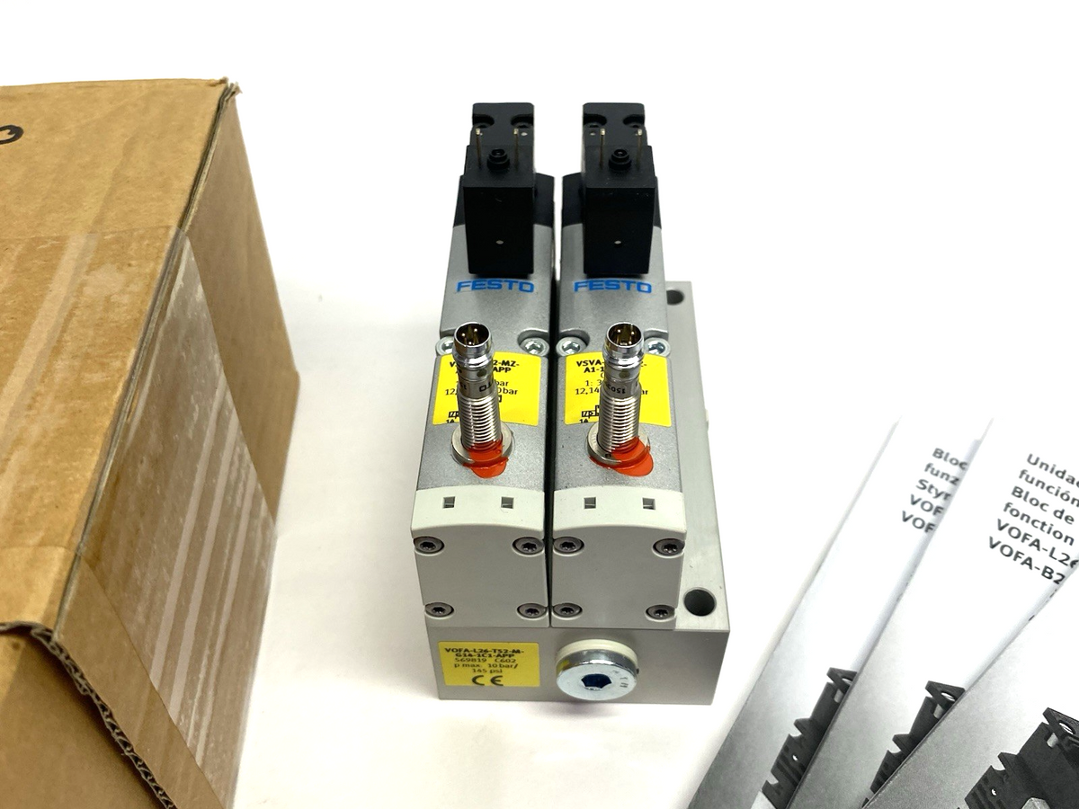 Festo VOFA-L26-T52-M-G14-1C1-APP Control Block Manif. 5/2-way, Monostable 569819 - Maverick Industrial Sales
