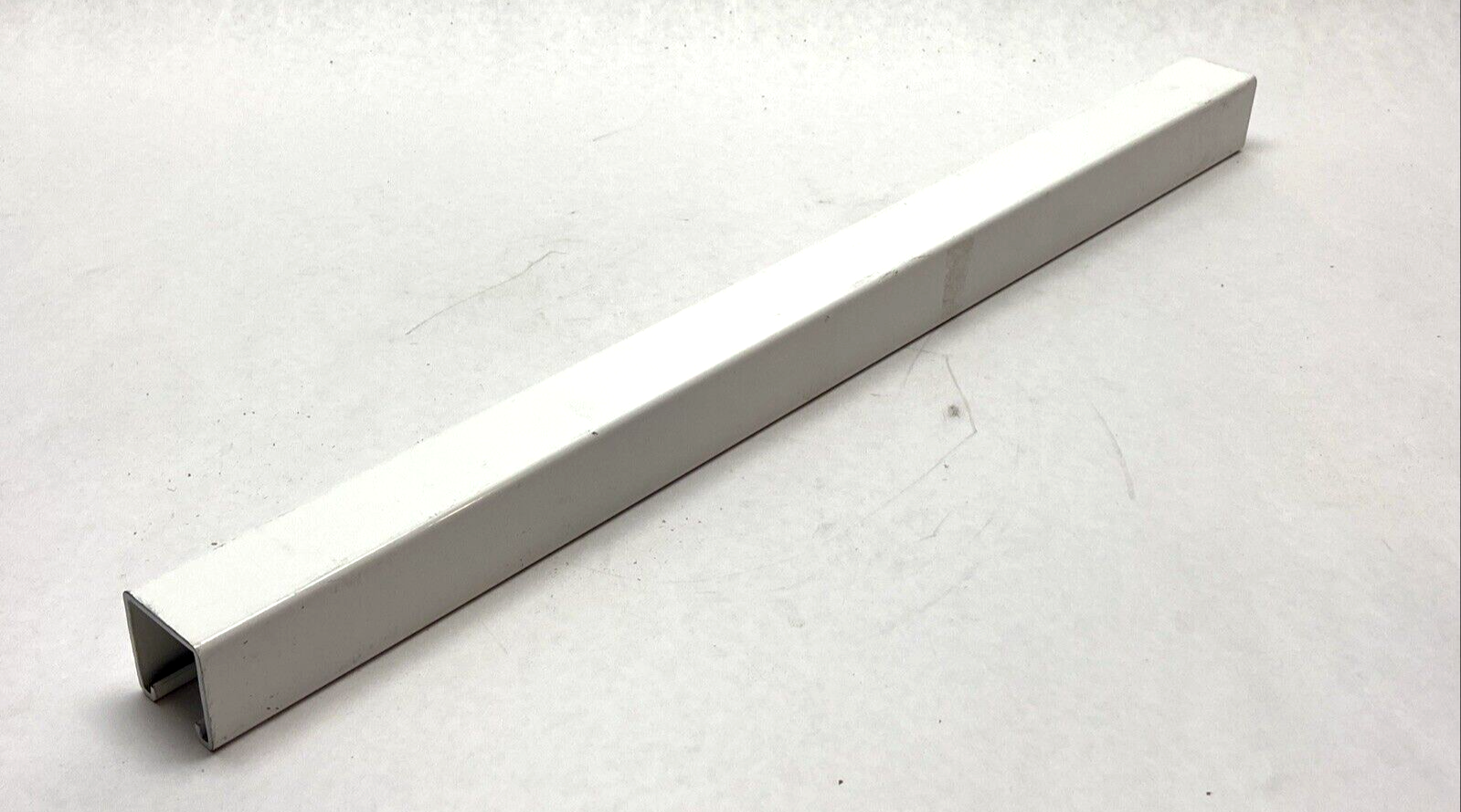 Strut Channel Solid White Powder-Coated Steel 2ft Length - Maverick Industrial Sales