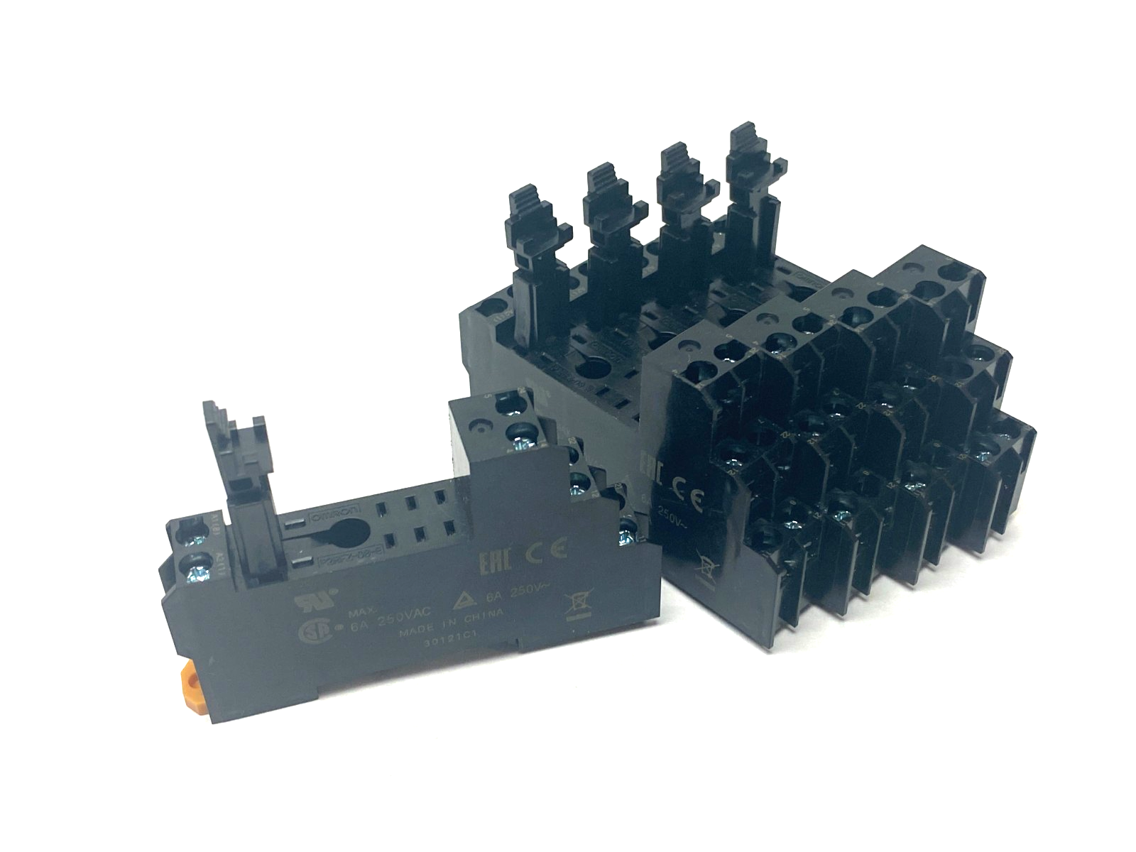 Omron P2RFZ-08-E Relay Socket 6A 250VAC LOT OF 5 - Maverick Industrial Sales