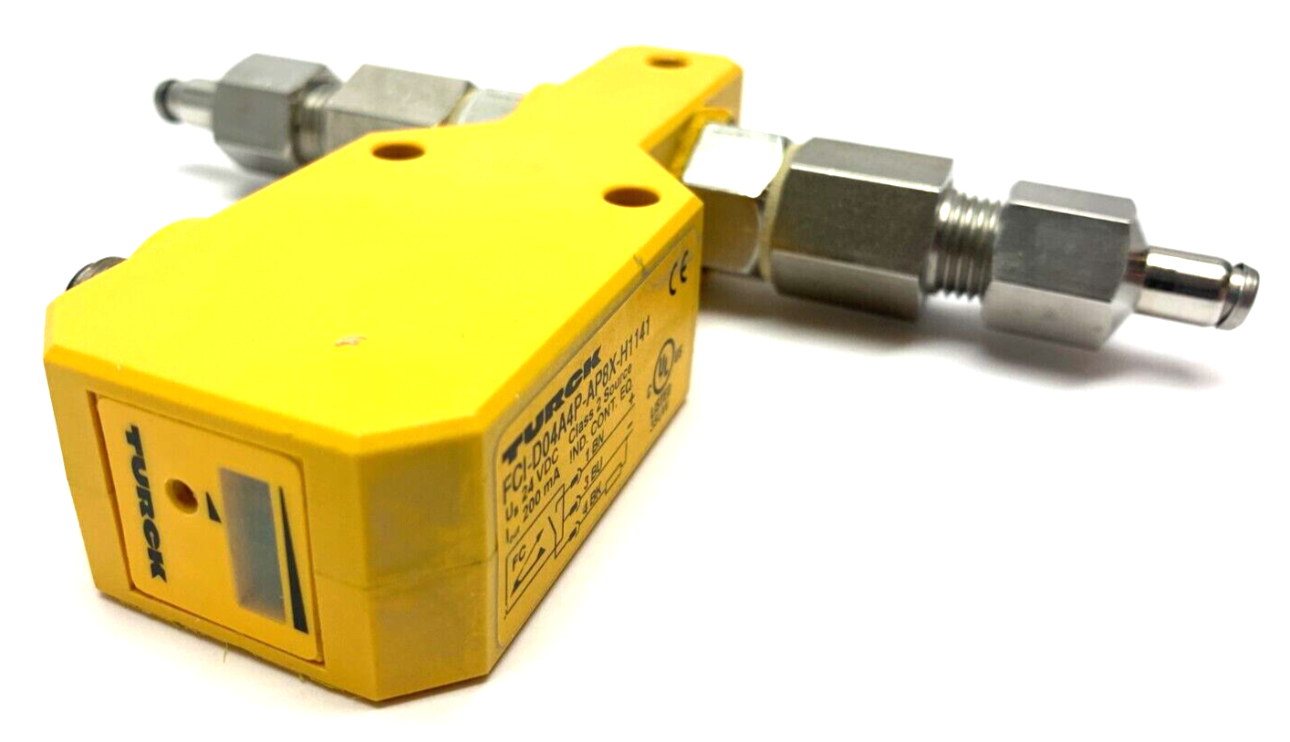 Turck FCI-D04A4P-AP8X-H1141 Class 2 Inline Flow Control Sensor 24VDC - Maverick Industrial Sales