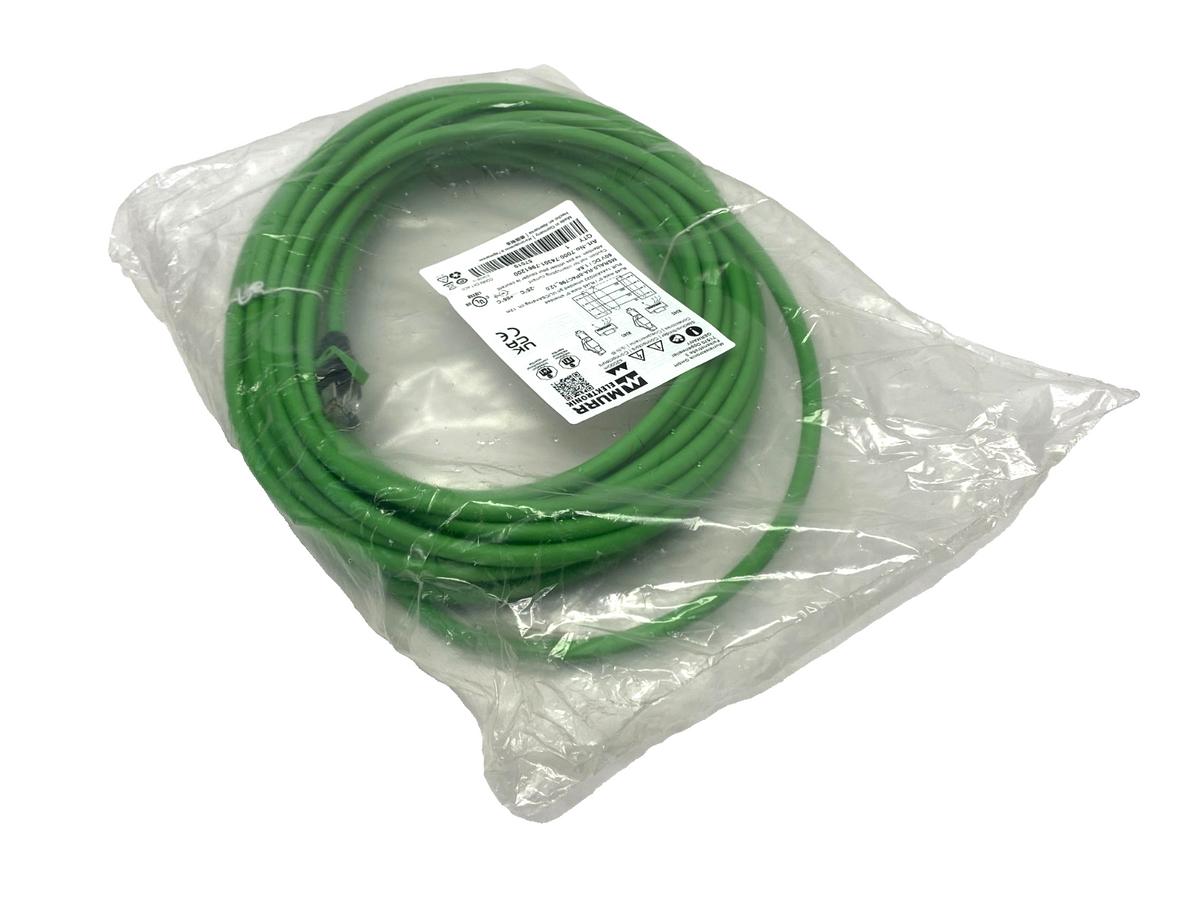 7000-44711-7961700 | Murrelektronik Double End Ethernet Cable M12 RJ45 4-Pole 17m - New - Maverick Industrial Sales