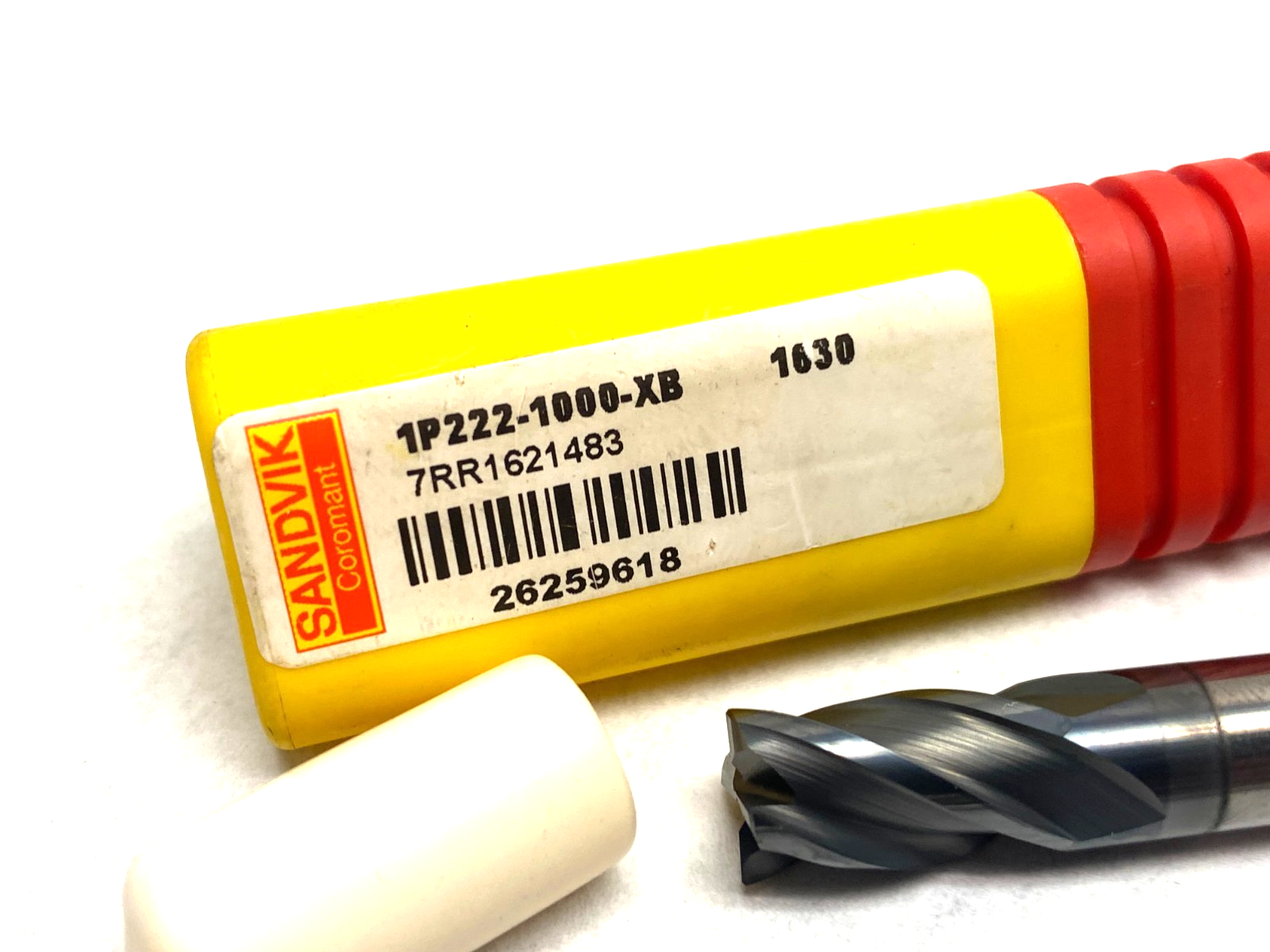 1P222-1000-XB 1630 | Sandvik 26259618 CoroMill® Plura Solid Carbide End Mill - New – Open box - Maverick Industrial Sales
