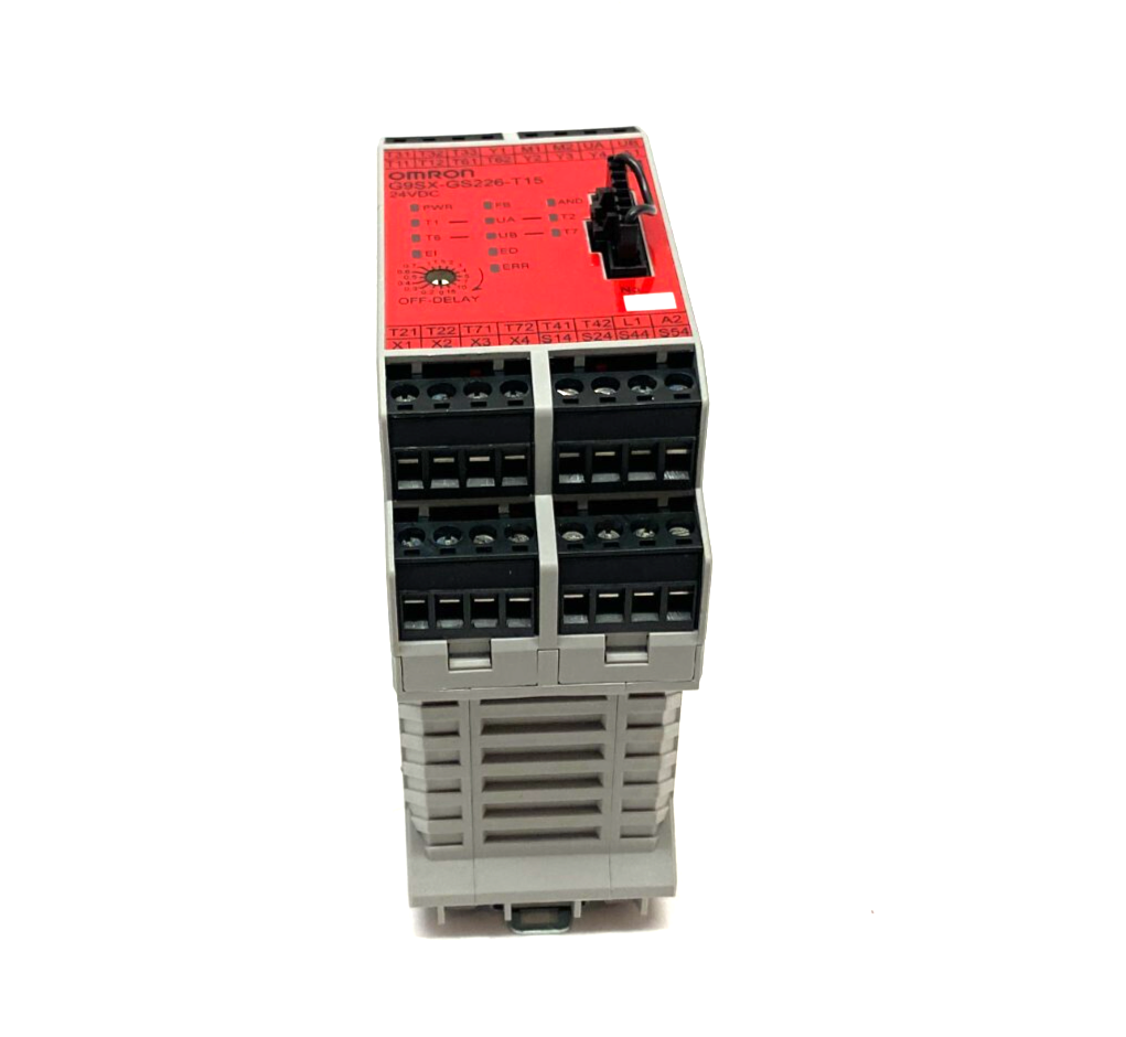 Omron G9SX-GS226-T15-RT Flexible Safety Relay Unit 24VDC, 5W Max - Maverick Industrial Sales