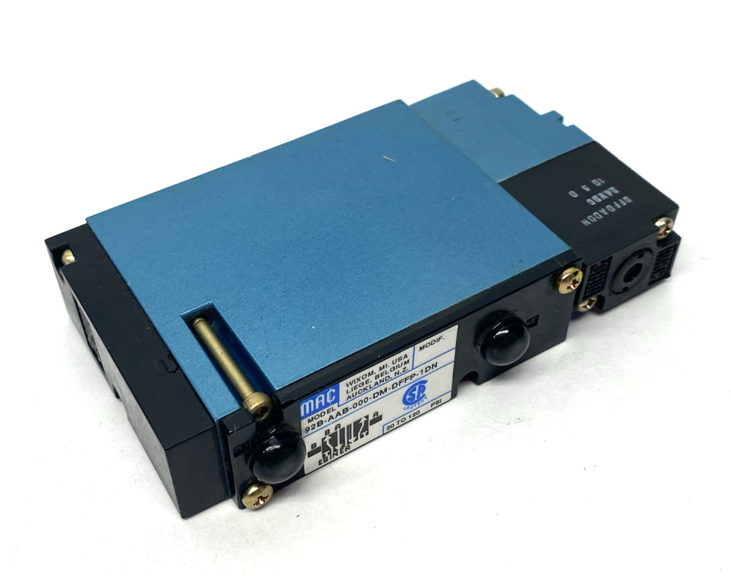 MAC Valves 92B-AAB-000-DM-DFFP-1DN Pilot Operated Spool Valve 4-Way - Maverick Industrial Sales