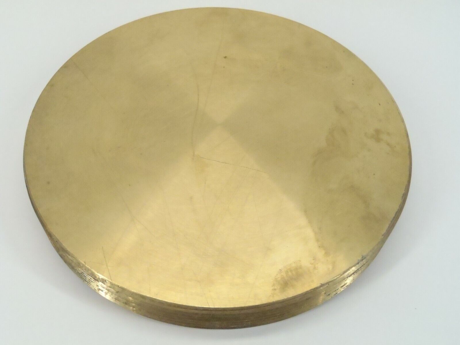 Brass Threaded 8" x 1" Inch Pipe Plug 8 IPS Straight CNC Machined Finish - Maverick Industrial Sales