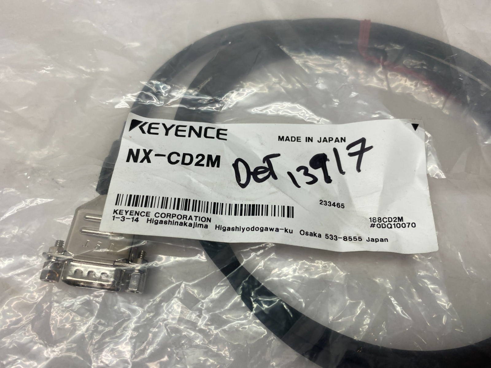 Keyence NX-CD2M Network Controller Conversion Cable Round Connector - Maverick Industrial Sales