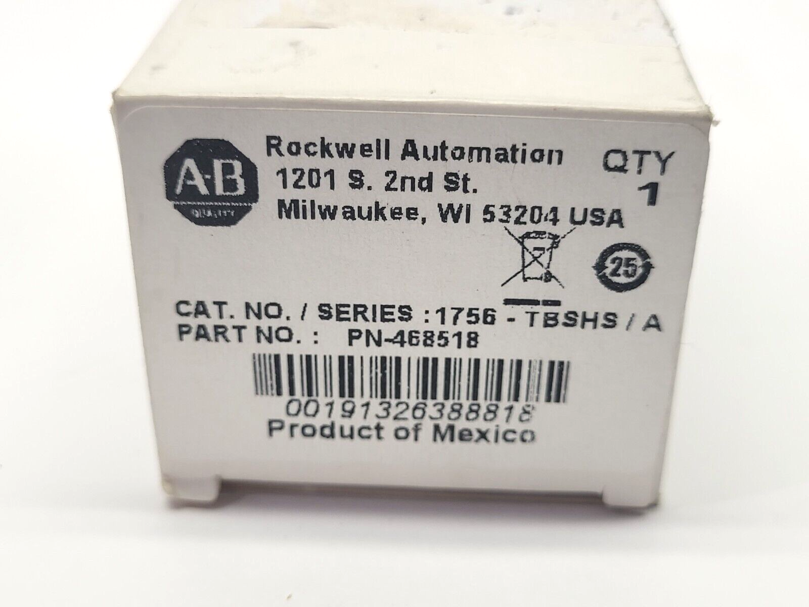 Allen Bradley 1756-TBSHS ControlLogix 20-Pin Spring-Clamp Terminal Block - Maverick Industrial Sales