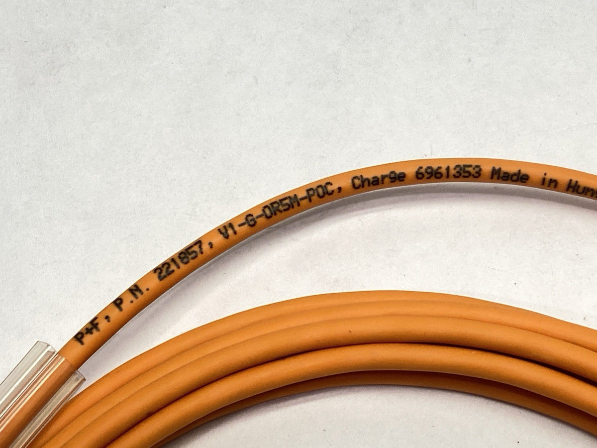 V1-G-OR5M-POC | Pepperl+Fuchs Connection Cable Female M12 4-Pin 5m 221857 - New – Open box - Maverick Industrial Sales