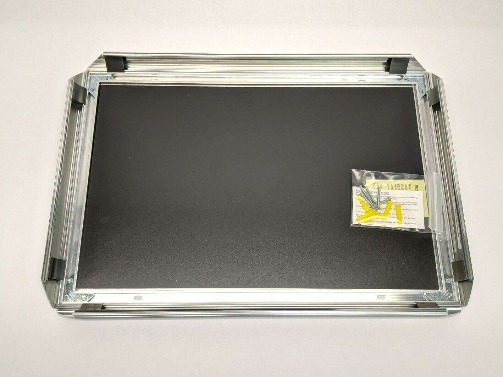 Alpina FF-ST 1.25" Silver FlipUp Front Load Frame 11” x 17” - New - Maverick Industrial Sales