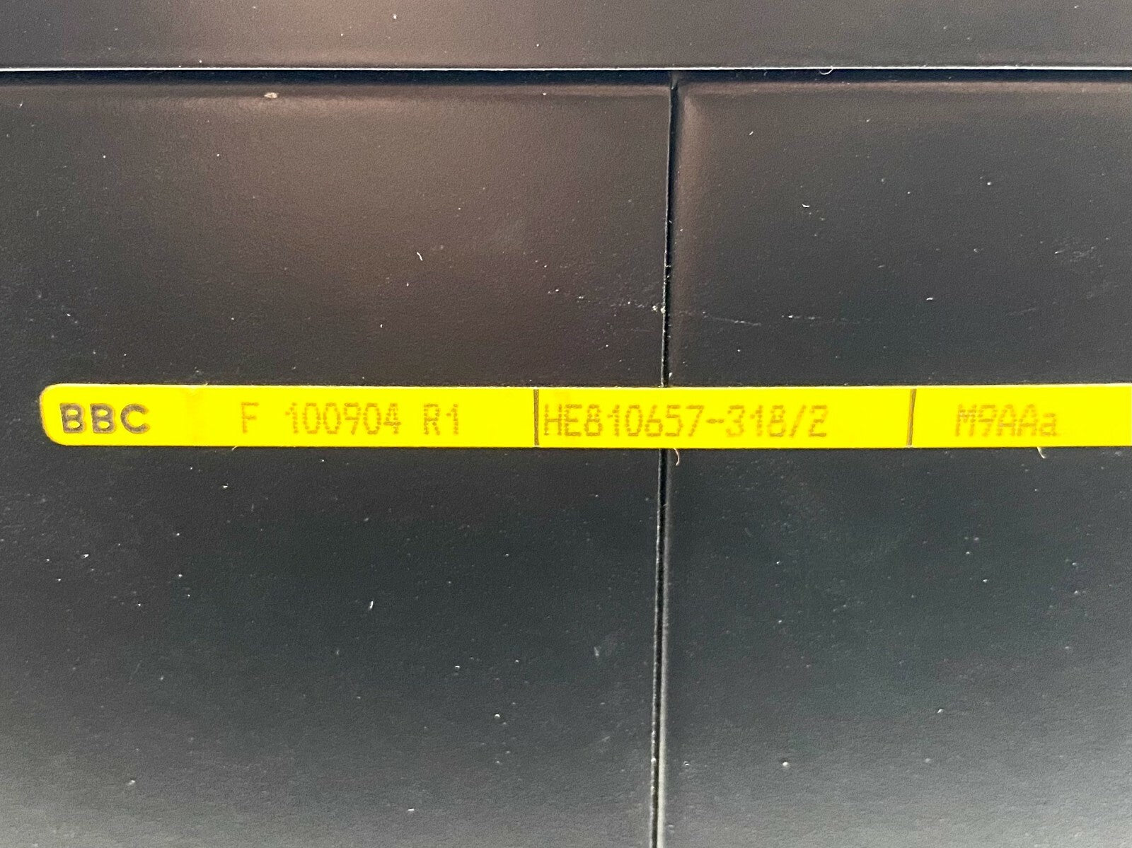 BBC Brown Boveri F 100904 R1 HE810657-318/2 M9AAa - Maverick Industrial Sales