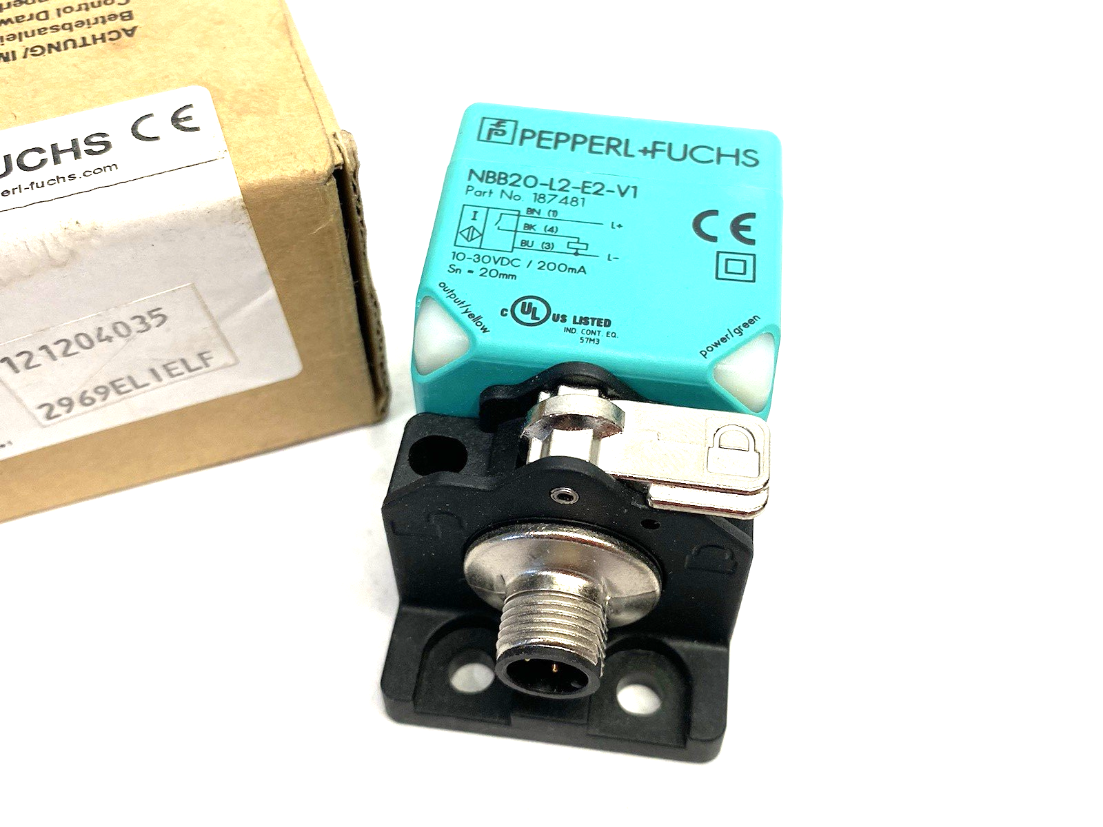 NBB20-L2-E2-V1 | Pepperl+Fuchs Inductive Sensor, Bidirectional 20mm Flush, 187481 - New Other - Maverick Industrial Sales