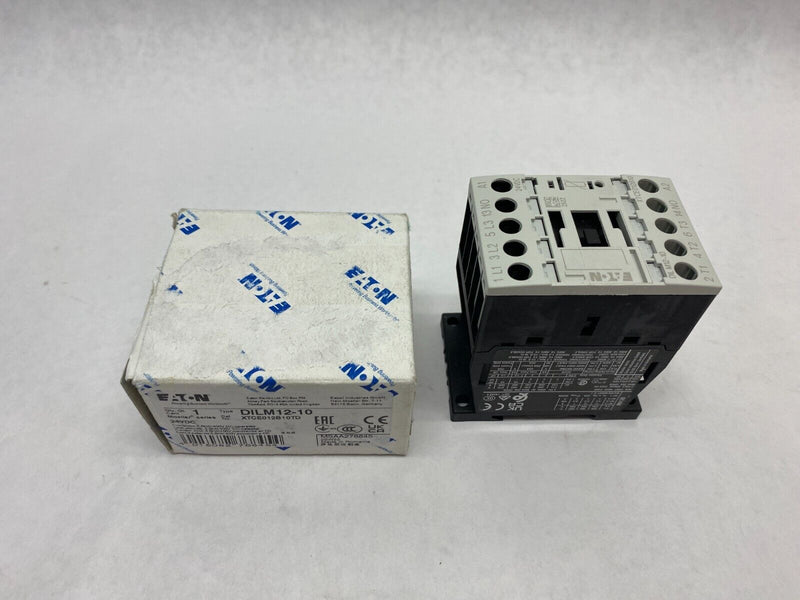 Eaton XTCE012B10TD Moeller Series Contactor DILM12-10 24VDC - Maverick Industrial Sales