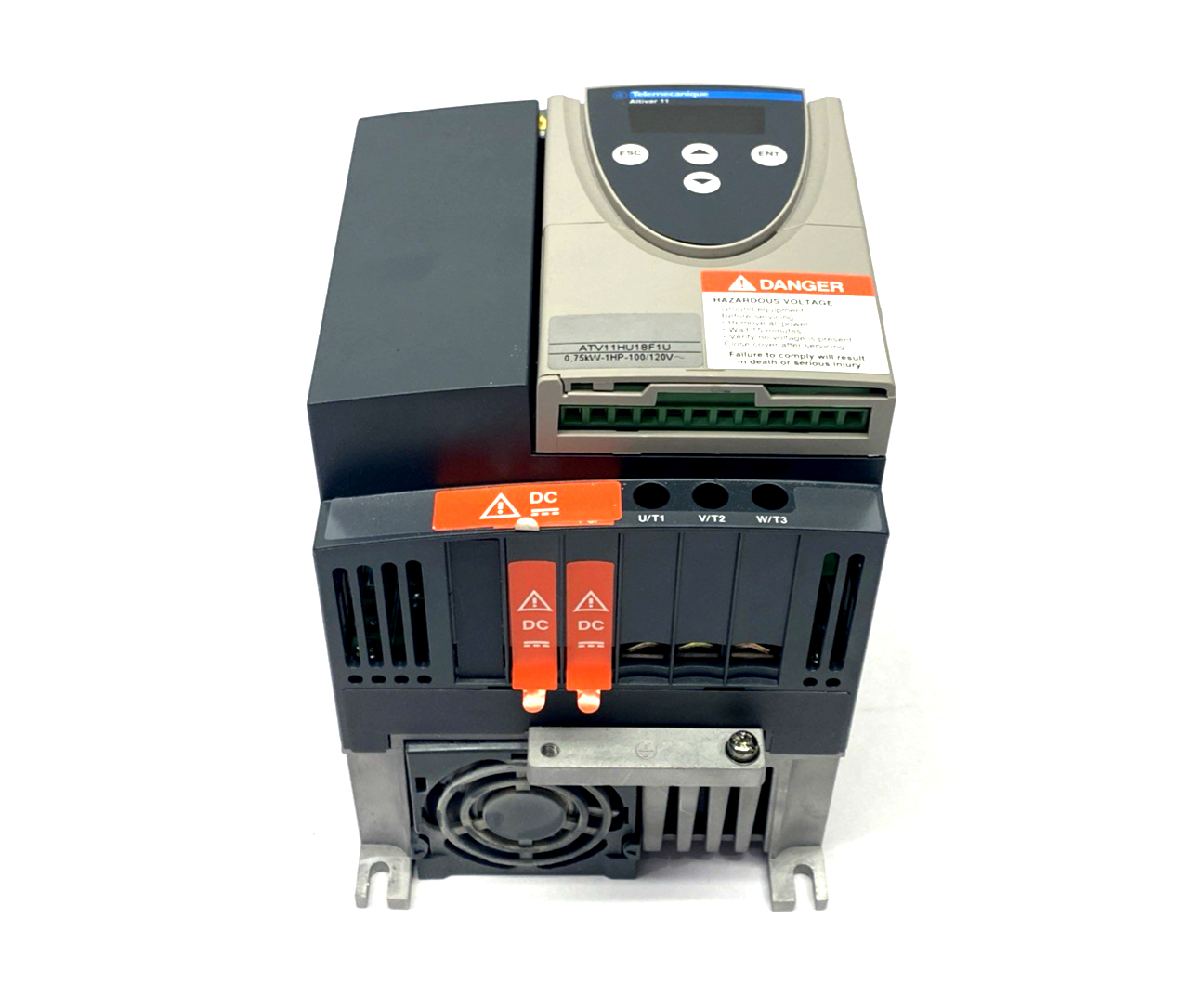 Telemecanique ATV11HU18F1U Variable Speed Drive 0.75kW 120V 1PH 1HP, Altivar 11 - Maverick Industrial Sales