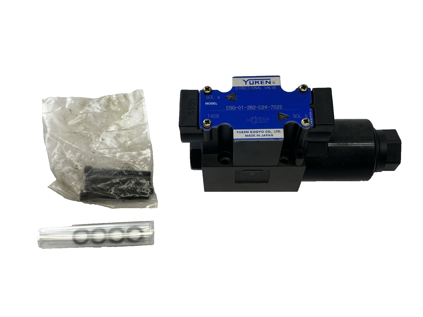 DSG-01-2B2-D24-7025 | Yuken Solenoid Directional Valve 2-Position - New – Open box - Maverick Industrial Sales