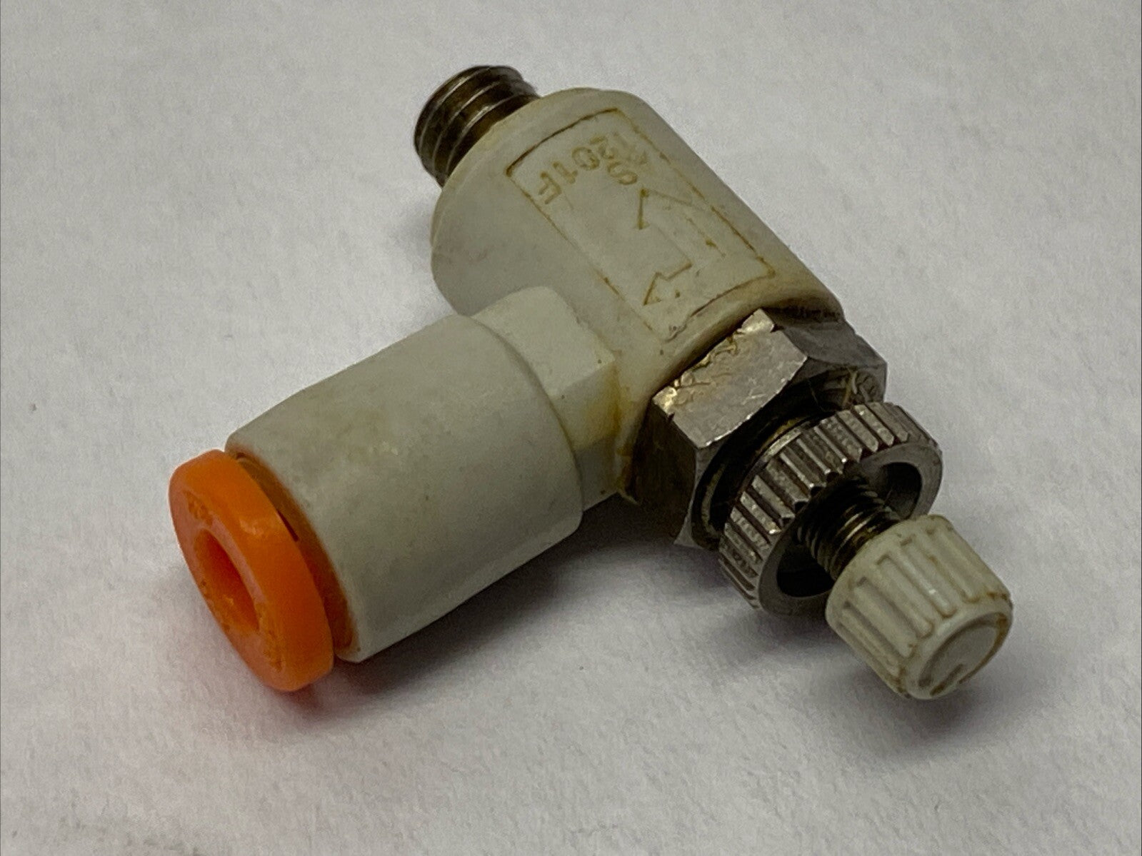 SMC AS1201F-U10/32-01 Pneumatic Flow Control w/ Fitting 1/8" OD Tube LOT OF 4 - Maverick Industrial Sales