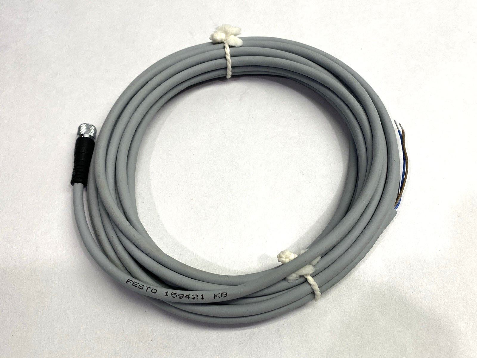 Festo SIM-M8-3GD-5-PU Single-Ended Cordset 3-Pin M8 5m 159421 - Maverick Industrial Sales