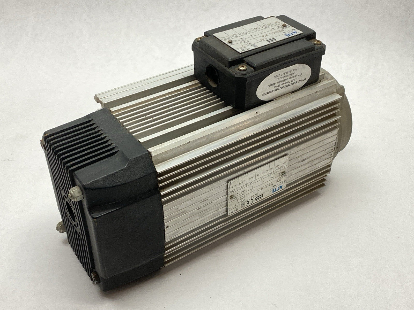 APE 71A 2 B14 | ATTI 3-Phase Motor 6.14/3.55A 230/400V 1.5kW APE71/2 B14 - Used - Maverick Industrial Sales