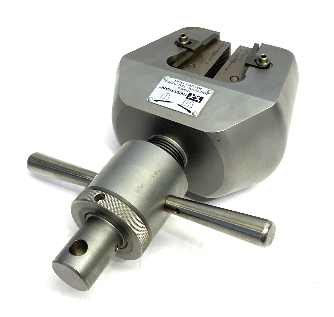 Instron 2716-003 Mechanical Wedge Action Tensile Grips, High-Force, Manual 100kN - Maverick Industrial Sales