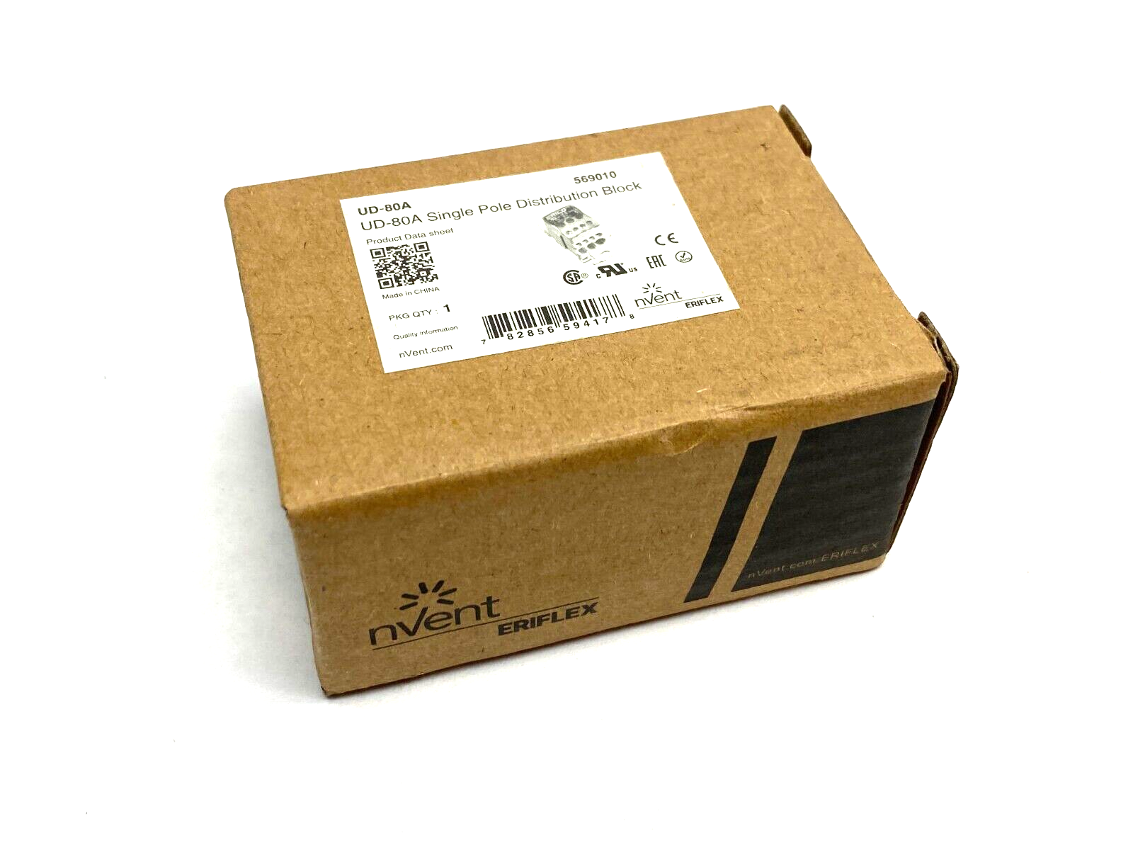 Eriflex UD-80A nVent Single-Pole Distribution Block 569010 - Maverick Industrial Sales