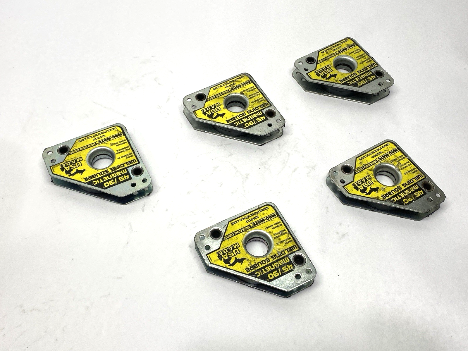 Mag-Mate WS300 Compact Magnetic Welding Square 45°/90° 55lb Capacity LOT OF 5 - Maverick Industrial Sales