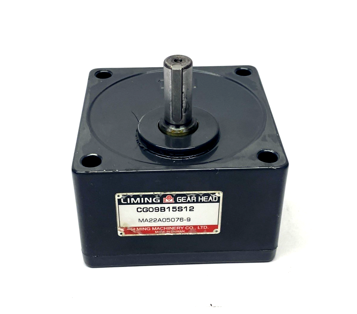 Liming CG09B15S12 Gear Reducer/ Gear Head 15:1 Ratio 12mm Shaft - Maverick Industrial Sales