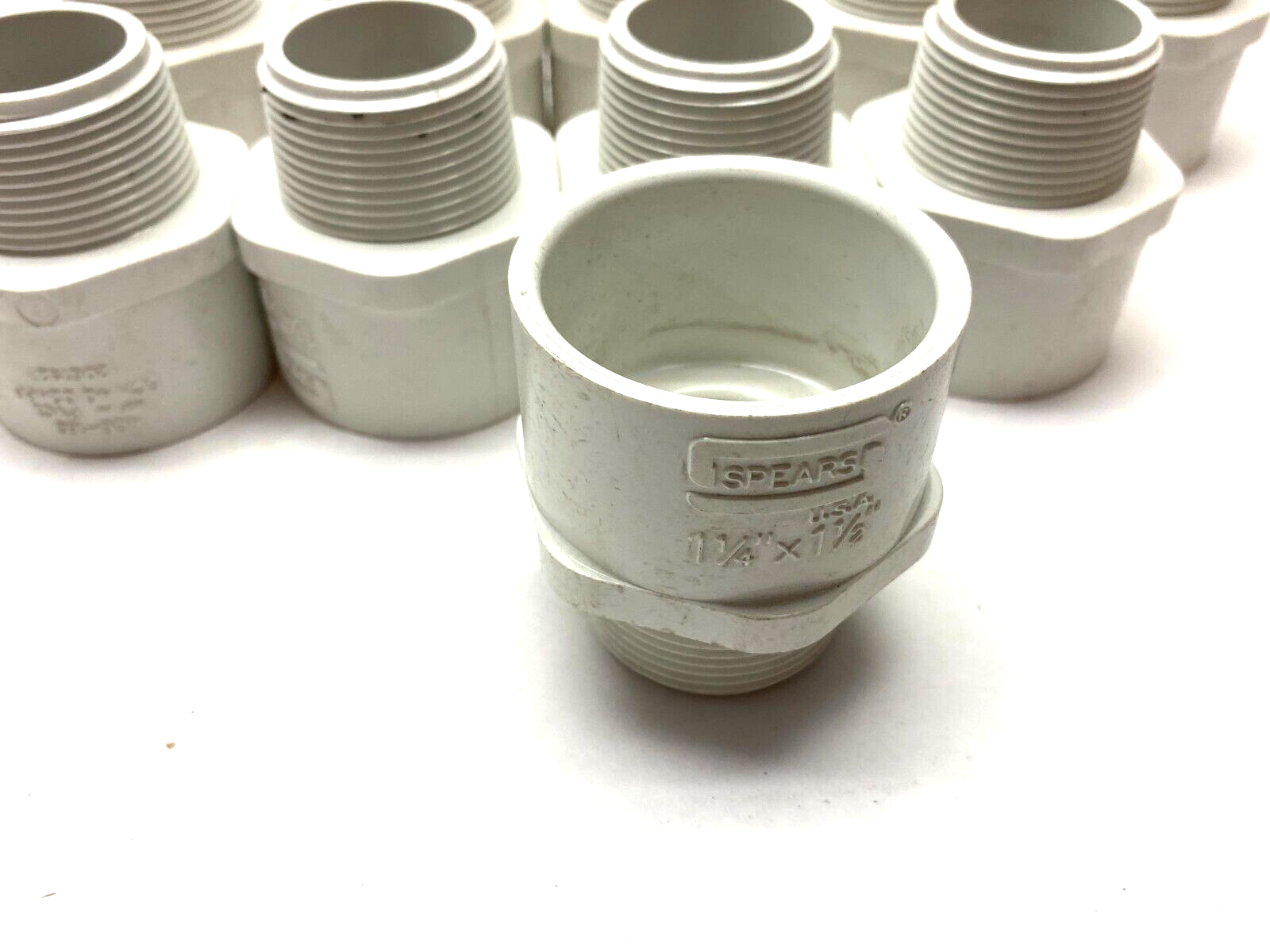 Spears 436-169 Reducing Male Adapter 1-1/4" x 1-1/2" Sch40 PVC LOT OF 20 - Maverick Industrial Sales