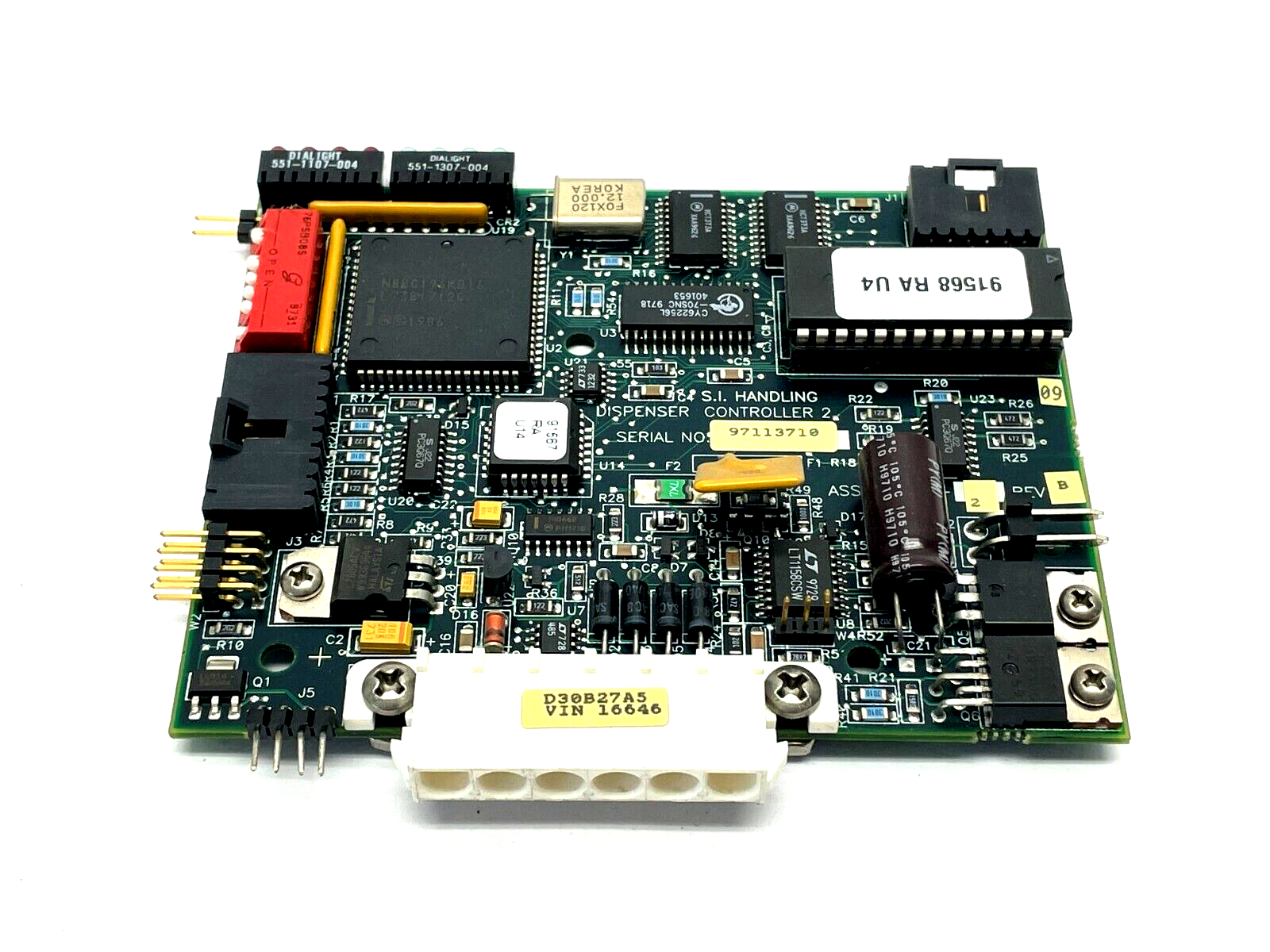 SI Handling EIT 91565 Rev. A Dispenser Controller Board - Maverick Industrial Sales