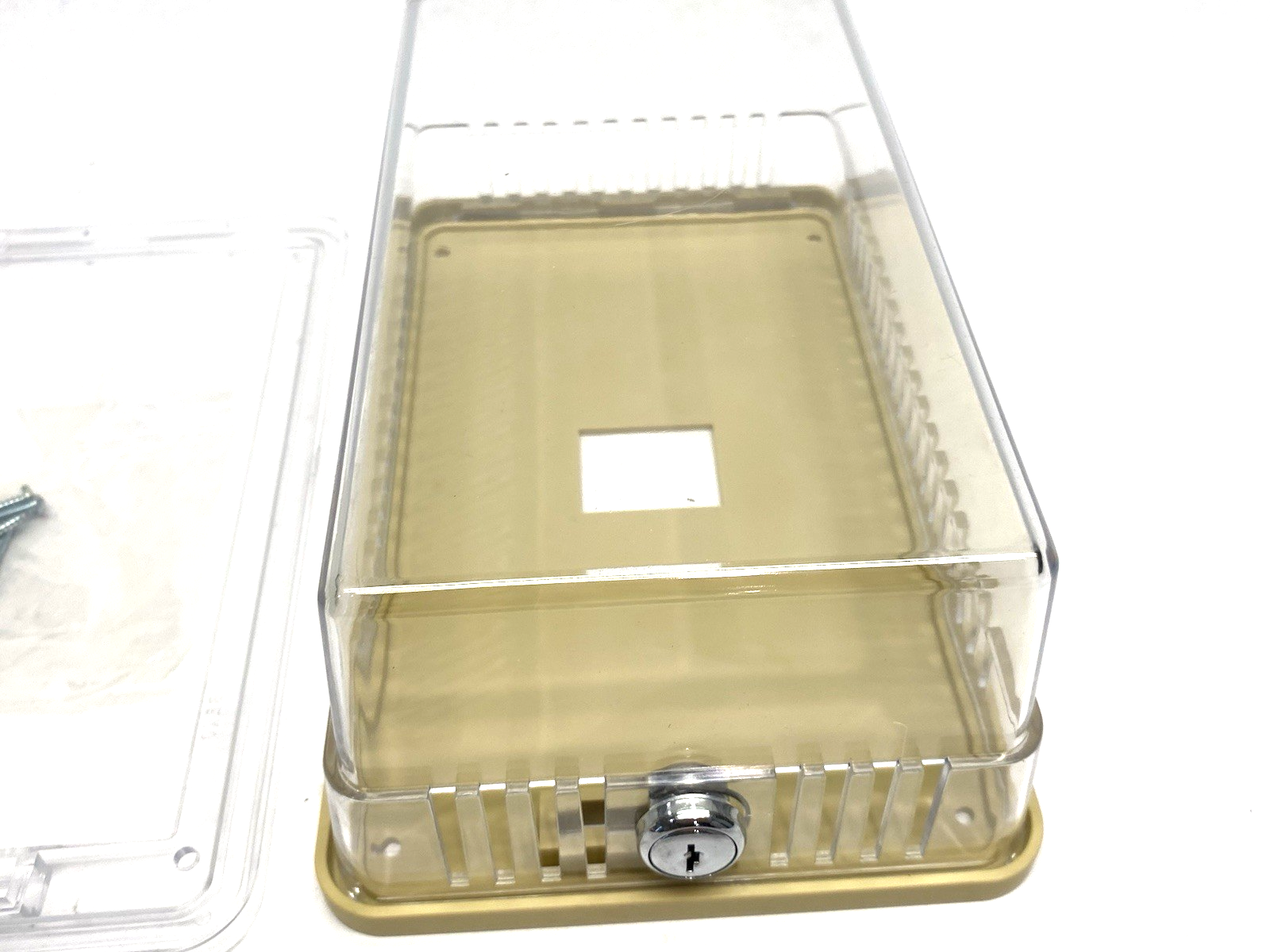 BTG-UK2 | Interstate Electric Locking Thermostat Guard/Cover, Clear, Plastic - New – Open box - Maverick Industrial Sales