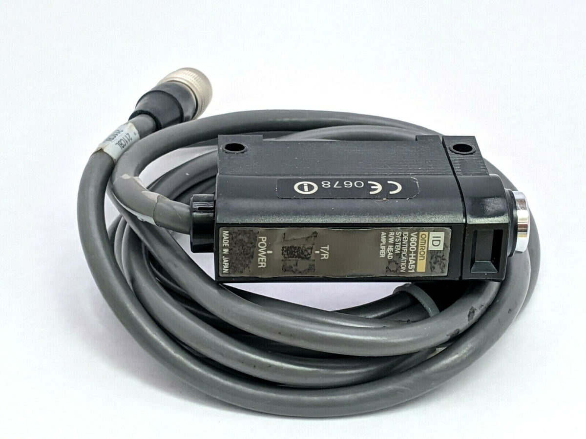 V600-HA51 | Omron ID Identification System R/W Head Amplifier 5 Meter Cable - Used - Maverick Industrial Sales