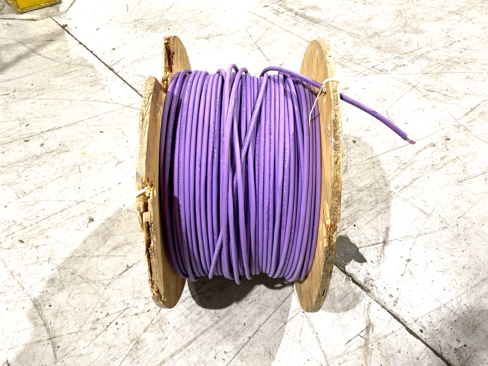 Belden UE1601BW Type EX Thermocouple Cable, 1 Pr#16, XLPE Ins Pur, Purple, 900' - Maverick Industrial Sales