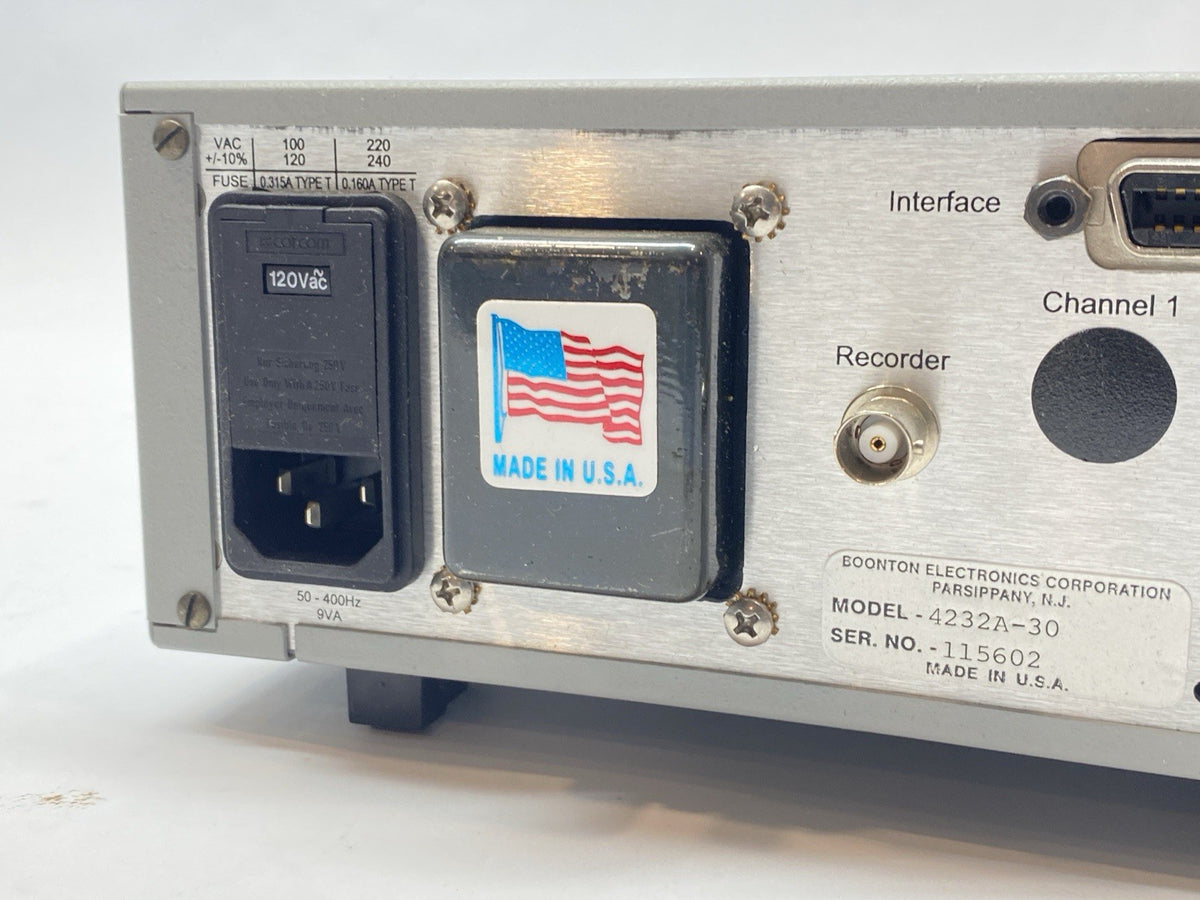 Boonton 4232A-30 Rev 5.05 RF Power Meter Dual-Channel - Maverick Industrial Sales
