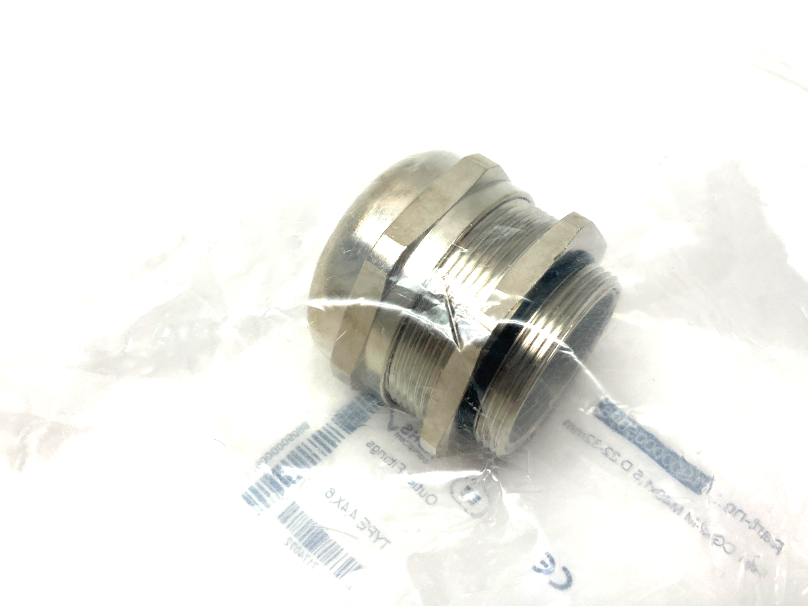 Harting 19000005098 Cable Gland Brass M40 Han CGM-M M40x1,5 D.22-32mm - Maverick Industrial Sales