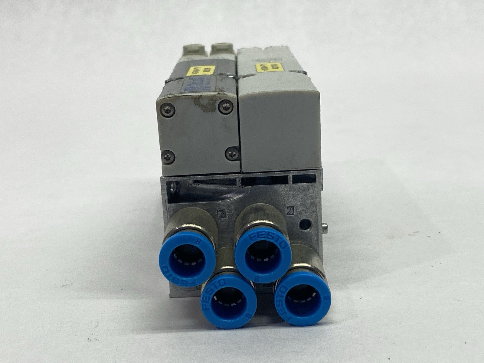 Festo VMPA2-FB-AP-2-1 Sub Base w/ VMPA2-M1H-G-PI Solenoid Valve VMPA2-RP Cover - Maverick Industrial Sales