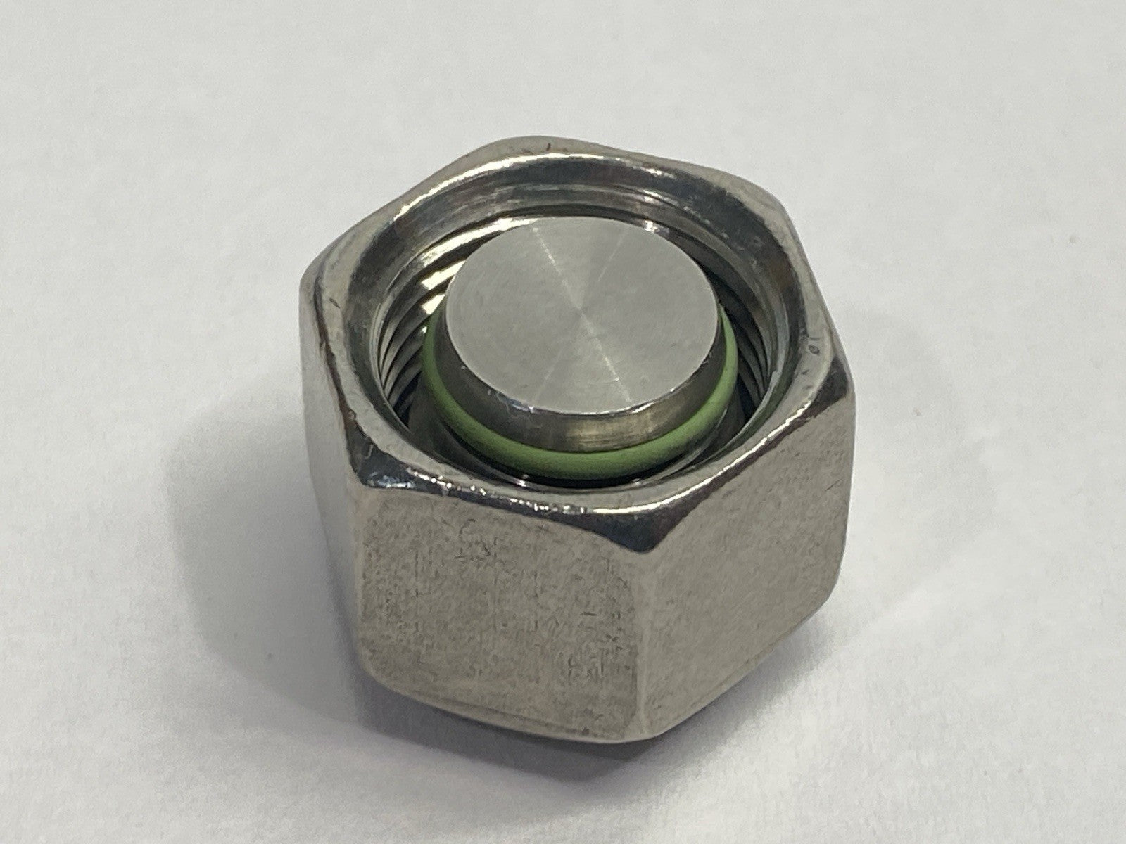 Brennan Industries D0304-C-L12-SS Compression Fitting Cap 12mm OD M18x1.5 - Maverick Industrial Sales