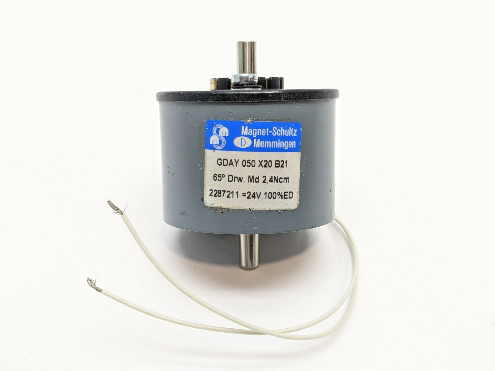 Magnet-Schultz Memmingen GDAY-050-X20-B21 DC Rotary Solenoid - Maverick Industrial Sales