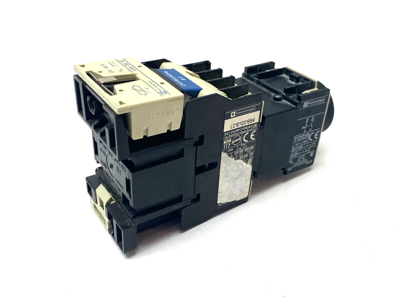 Telemecanique LC1D1201S94 Non-Reversing Contactor, LA2 DT0 Time Delay Block - Maverick Industrial Sales