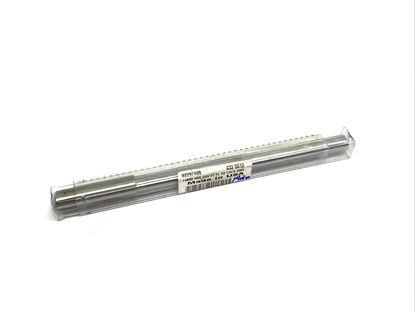 | 02297406 Chucking Reamer: 14.00 mm, 8″ OAL, 2″ Flute Length, Straight - Used - Maverick Industrial Sales