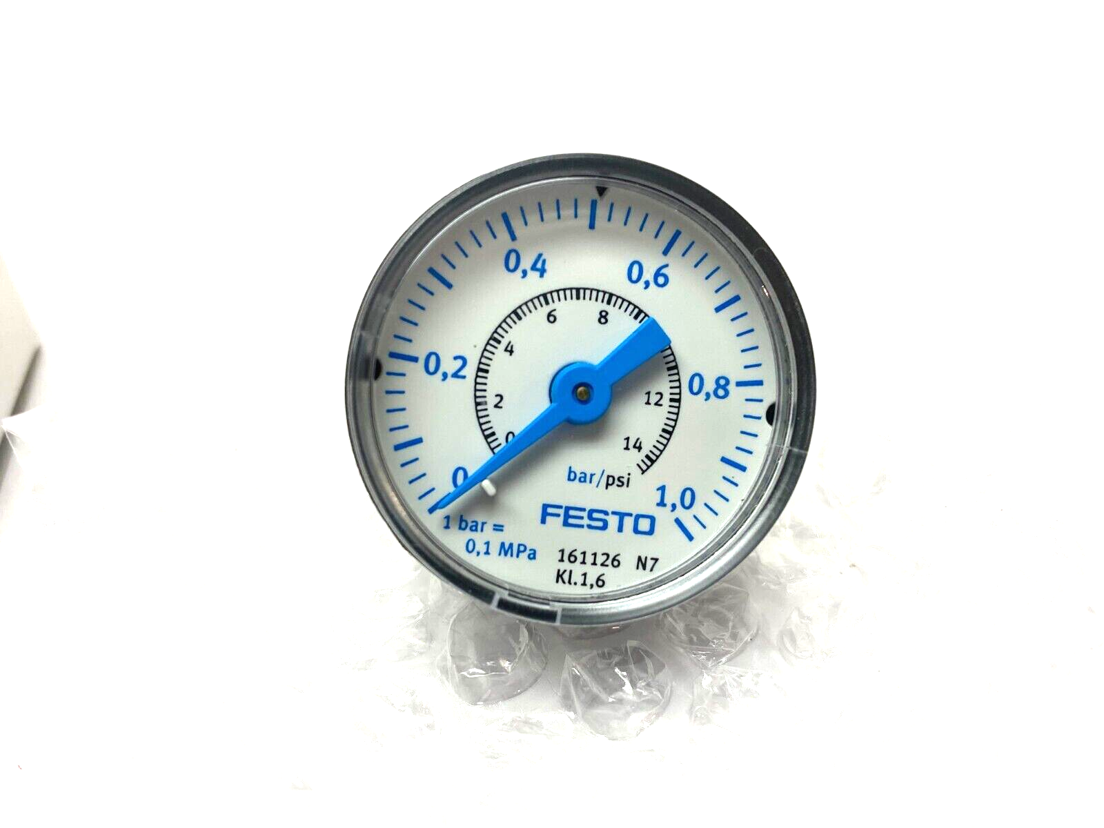 Festo MAP-40-1-1/8-EN Precision Pressure Gauge 1/8" NPT Back Connection 161126 - Maverick Industrial Sales