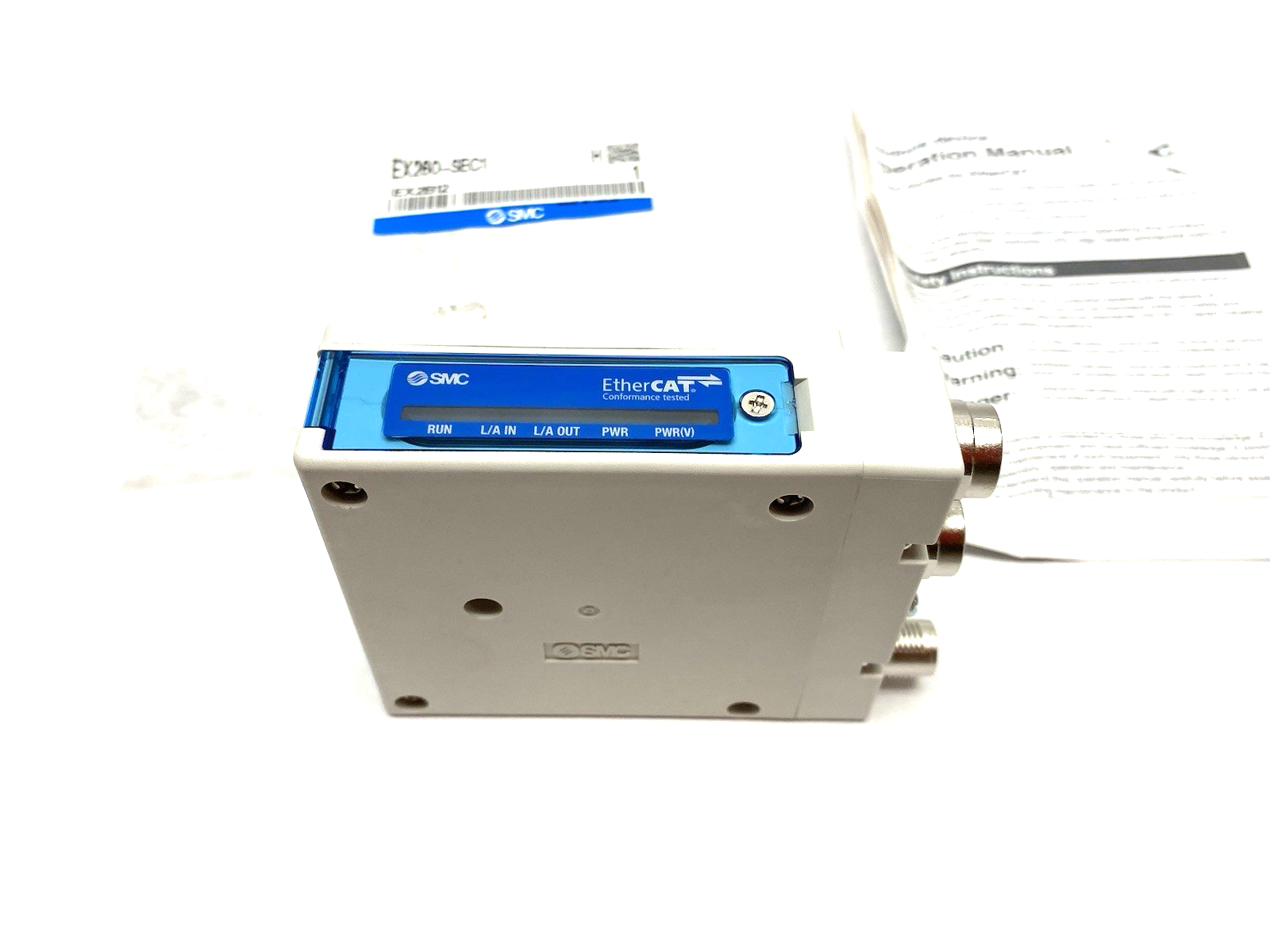 EX260-SEC1 | SMC EtherCAT Serial Interface Unit, Compact, 32 PNP - New Other - Maverick Industrial Sales
