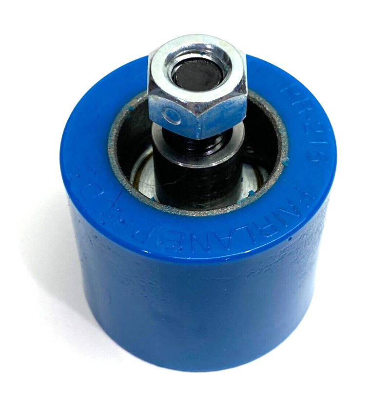 Fairlane 2372T4 Abrasion Resistant Roller Threaded Idler 1-1/2" Dia Blue RR-215 - Maverick Industrial Sales