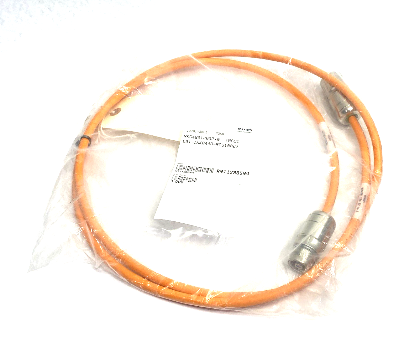 R911338594 | Bosch Rexroth Encoder Cable RKG4201/002,0 (RGS1001-REG0013-RGS1002) - New - Maverick Industrial Sales