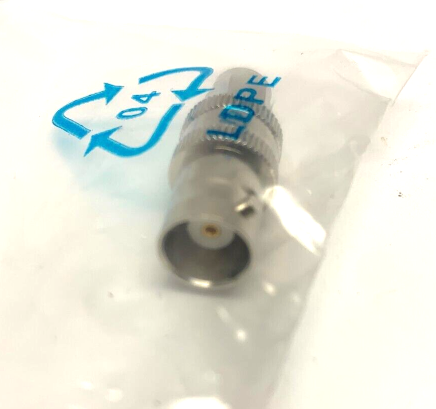 Amphenol 242102 Coaxial Connector SMA Plug Male Pin to BNC Jack Female Socket - Maverick Industrial Sales