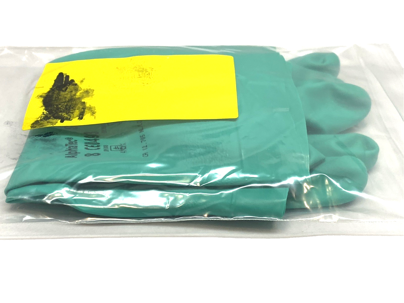 Ansell AlphaTec S-15398M Nitrile Chemical Gloves 13" 17 Mil Medium LOT OF 12 - Maverick Industrial Sales