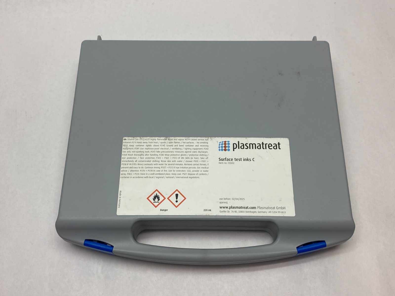 Plasmatreat CGS02 Surface Test Inks Kit C, Ethanol, 10ml Bottles - Maverick Industrial Sales